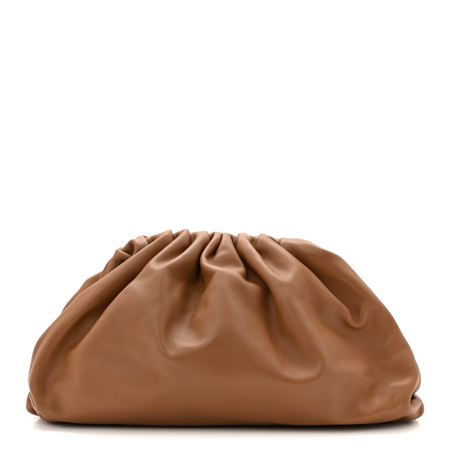 Bottega Veneta Smooth Butter Calf The Pouch Oversized Clutch Cammello 1 of 10