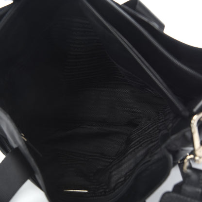 Prada Tessuto Nylon Saffiano Briefcase Black 9 of 12