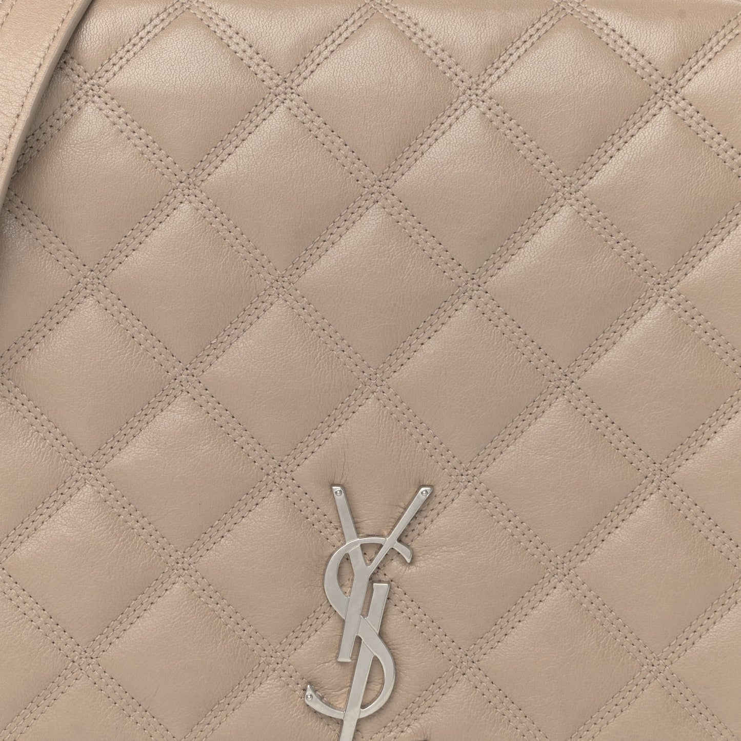 Lambskin Quilted Small Becky Chain Bag Gold Sand