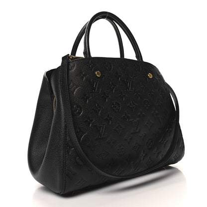 Louis Vuitton Empreinte Montaigne MM Black 3 of 12