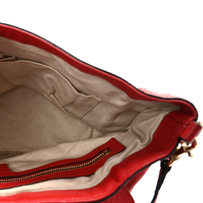 Gucci Cellarius Calfskin Medium Bella Flap Bag Vulcanic Red 5 of 10