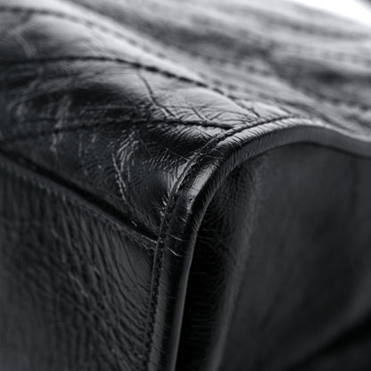 Saint Laurent Crinkled Calfskin Matelasse Monogram Niki Shoulder Bag Black 8 of 10