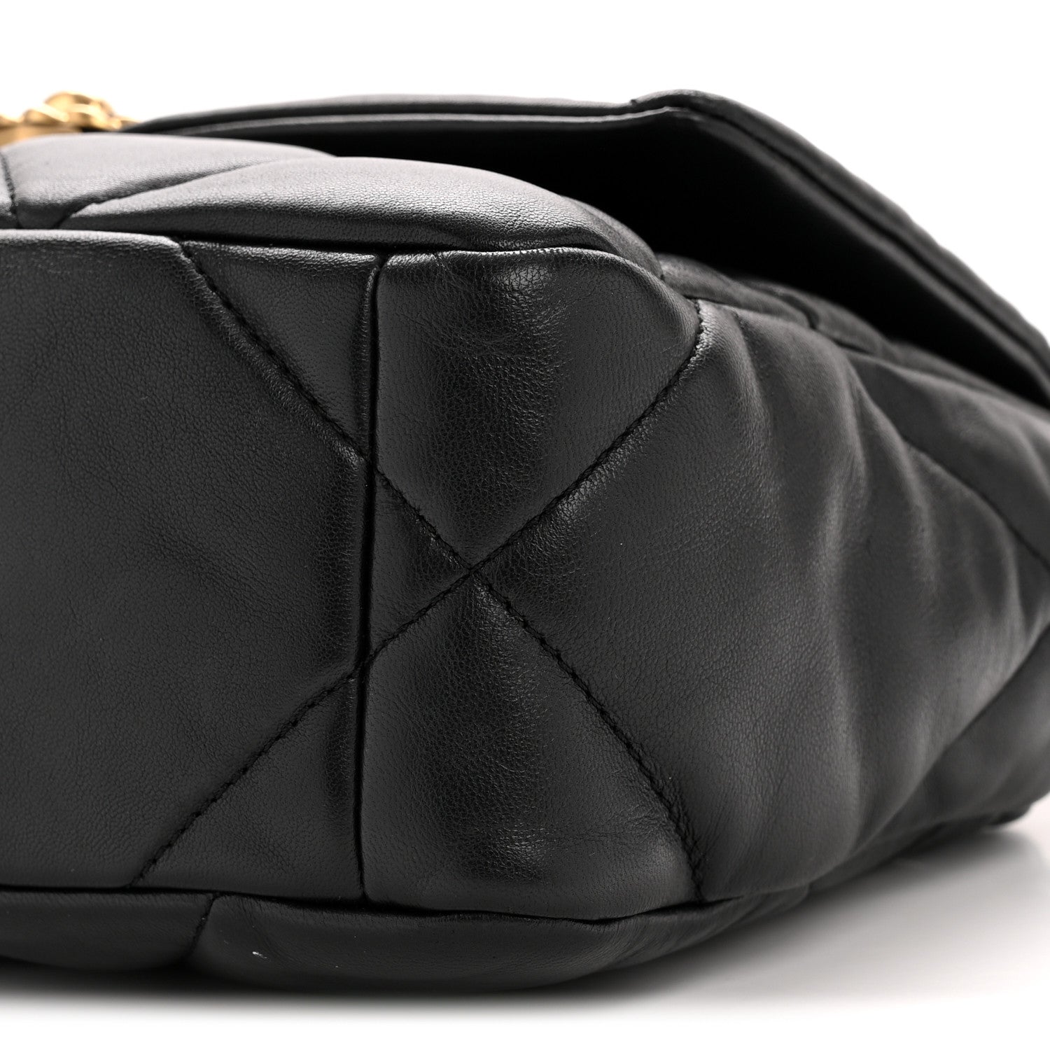 Chanel Lambskin Quilted Medium Chanel 19 Flap Black 10 of 14