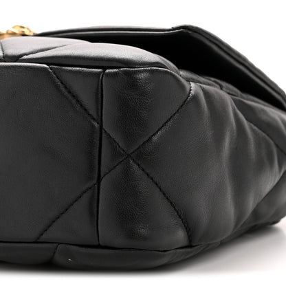 Chanel Lambskin Quilted Medium Chanel 19 Flap Black 10 of 14