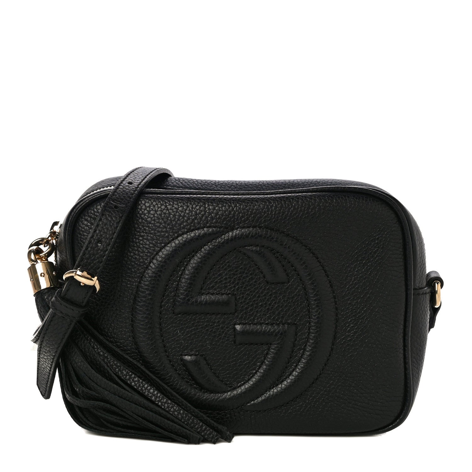 Gucci Pebbled Calfskin Small Soho Disco Bag Black 1 of 17