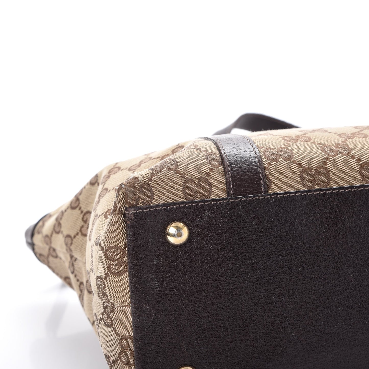 Monogram Medium Abbey Tote Brown