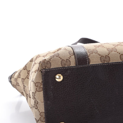 Gucci Monogram Medium Abbey Tote Brown 13 of 17