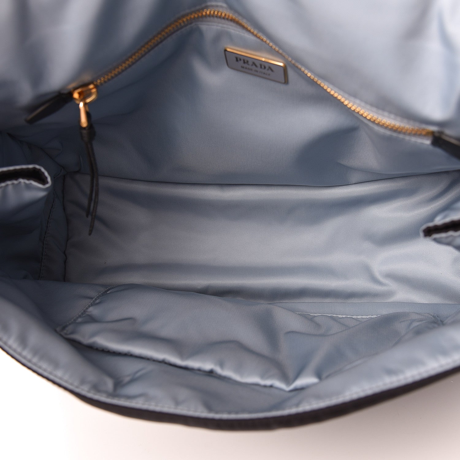 Prada Tessuto Nylon Etiquette Flap Black Soleil 6 of 12