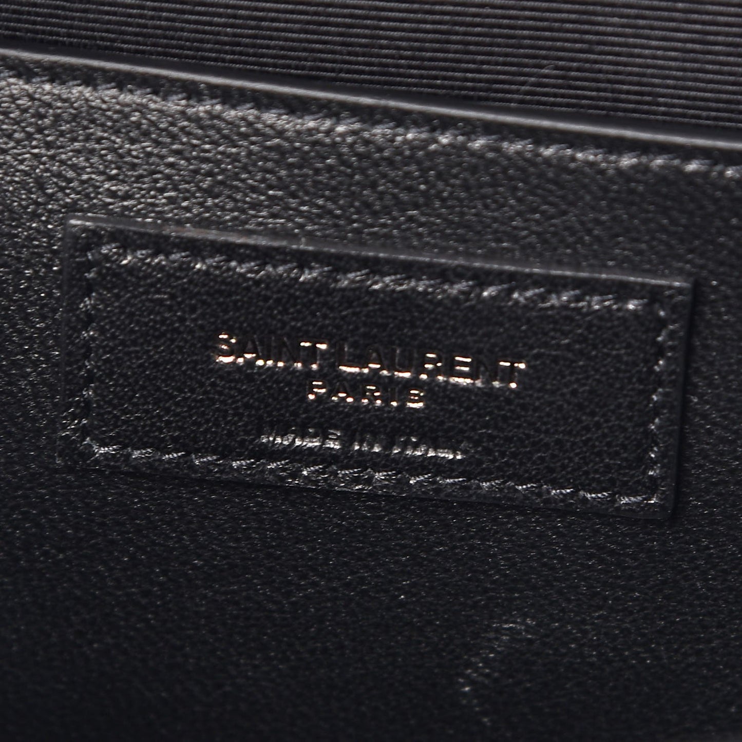 Grain De Poudre Textured Mixed Matelasse Triquilt Medium Monogram Satchel Black