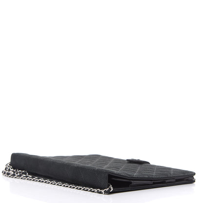 Chanel Iridescent Caviar Quilted Crossbody iPad Holder Black 5 of 11