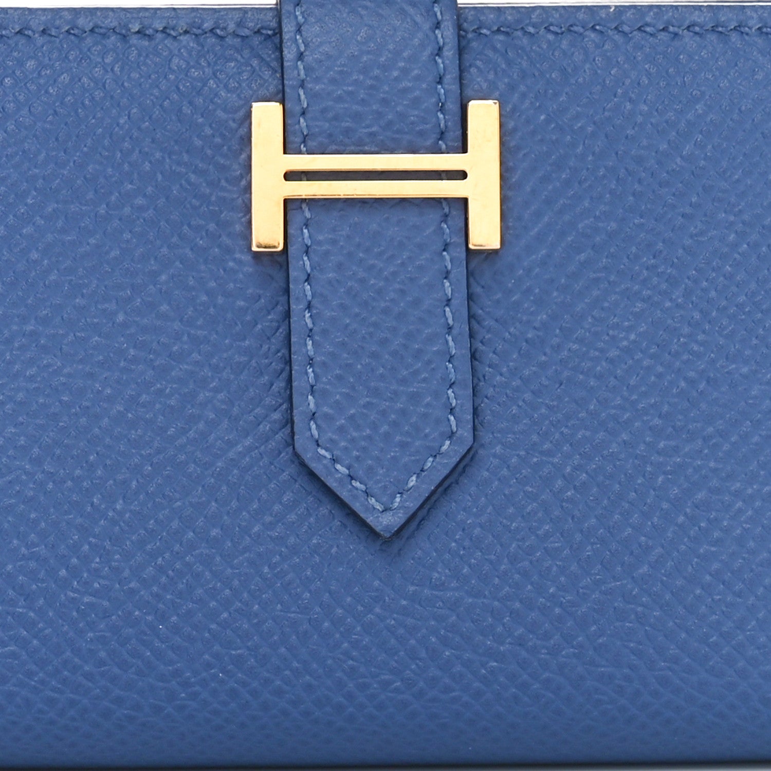 Hermes Epsom Mini Bearn Wallet Bleu Brighton 8 of 11