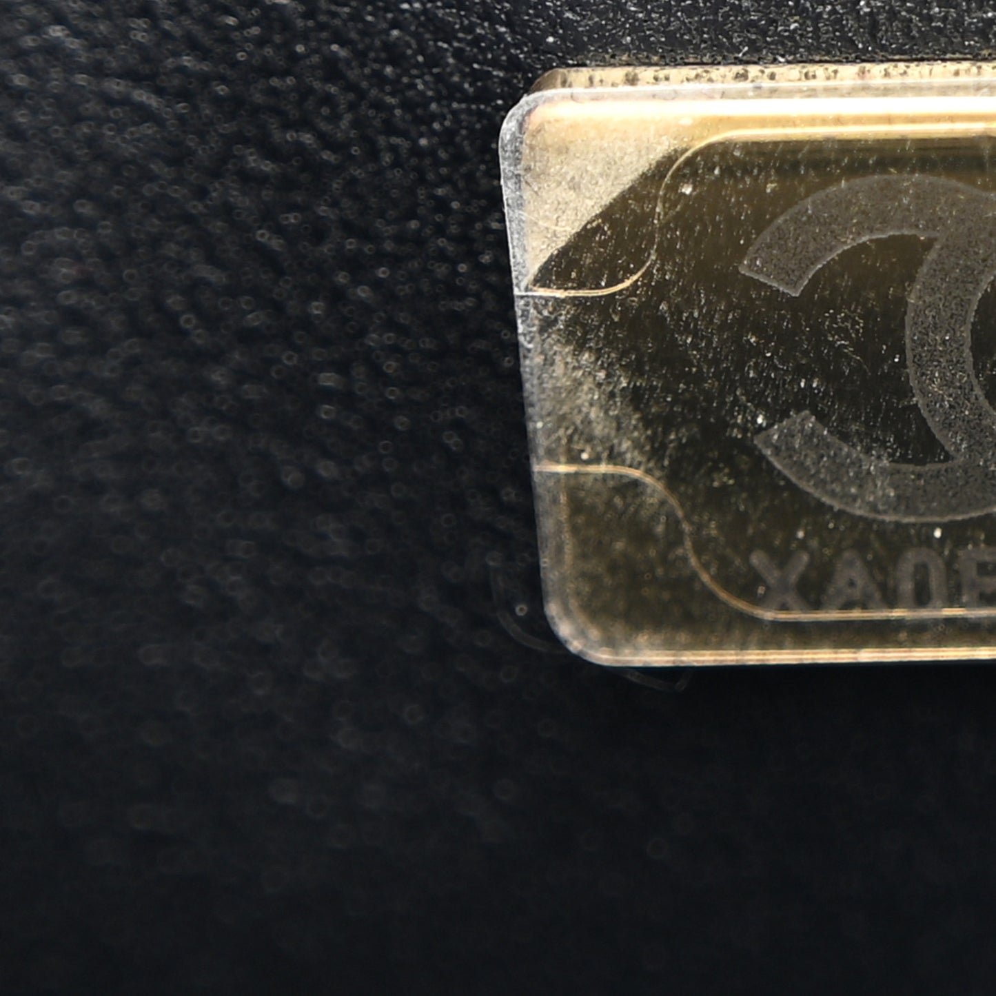 Lambskin Quilted Metal Mini Top Handle Rectangular Flap Black