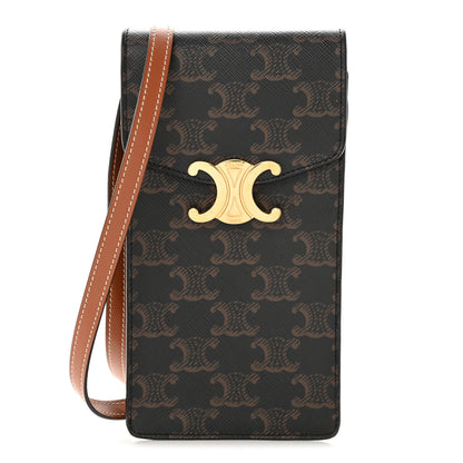 Celine Triomphe Canvas Phone Pouch 1 of 13