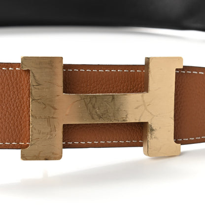 Hermes Box Togo 42mm Constance 2 Belt 100 Black Gold 9 of 10