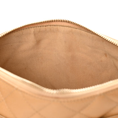 Chanel Caviar Quilted Timeless CC Shoulder Bag Beige 12 of 15