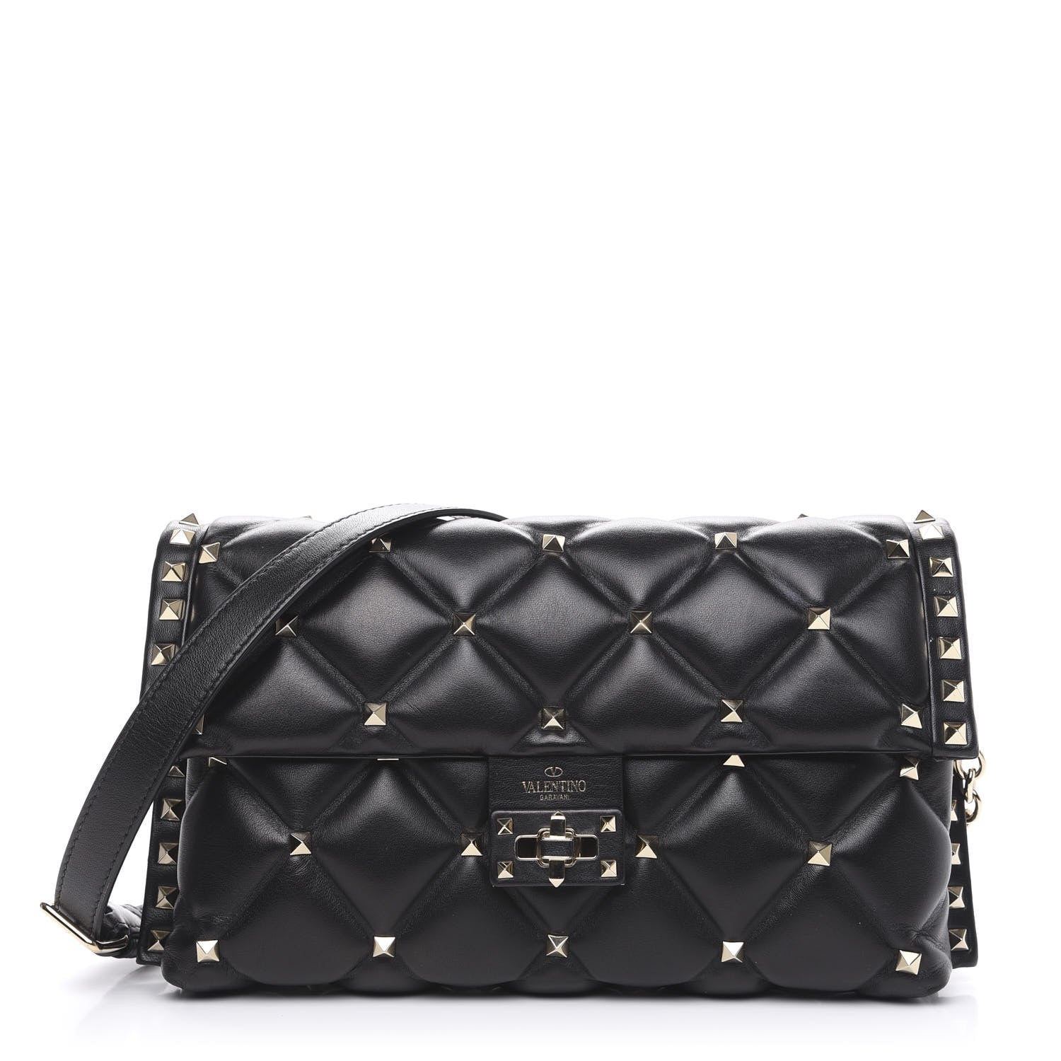 Valentino Garavani Nappa Candystud Crossbody Black 1 of 10