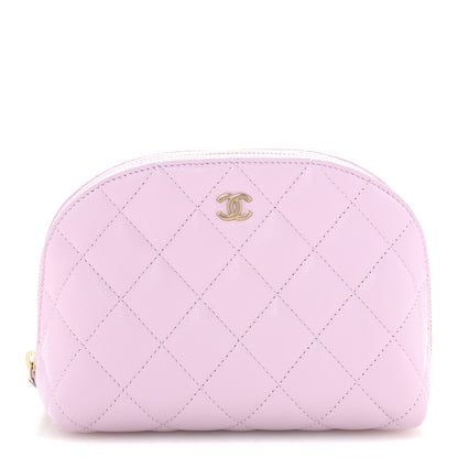 Chanel Caviar Quilted Cosmetic Case Light Purple 1 of 8
