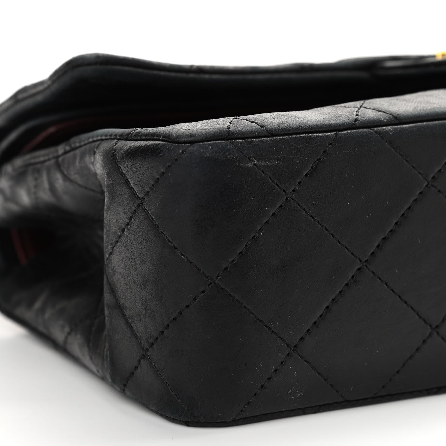 Chanel Lambskin Quilted Small Double Flap Black 9 of 14