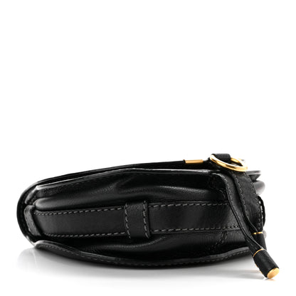 Chloe Calfskin Mini Marcie Round Crossbody Bag Black 4 of 10