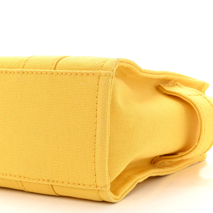 Marc Jacobs X PEANUTS Canvas The Snoopy Mini Tote Bag Yellow 9 of 13