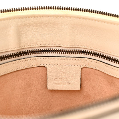 Gucci New Sakai Calfskin Lux Dahlia Chain Shoulder Bag Mystic White 7 of 12