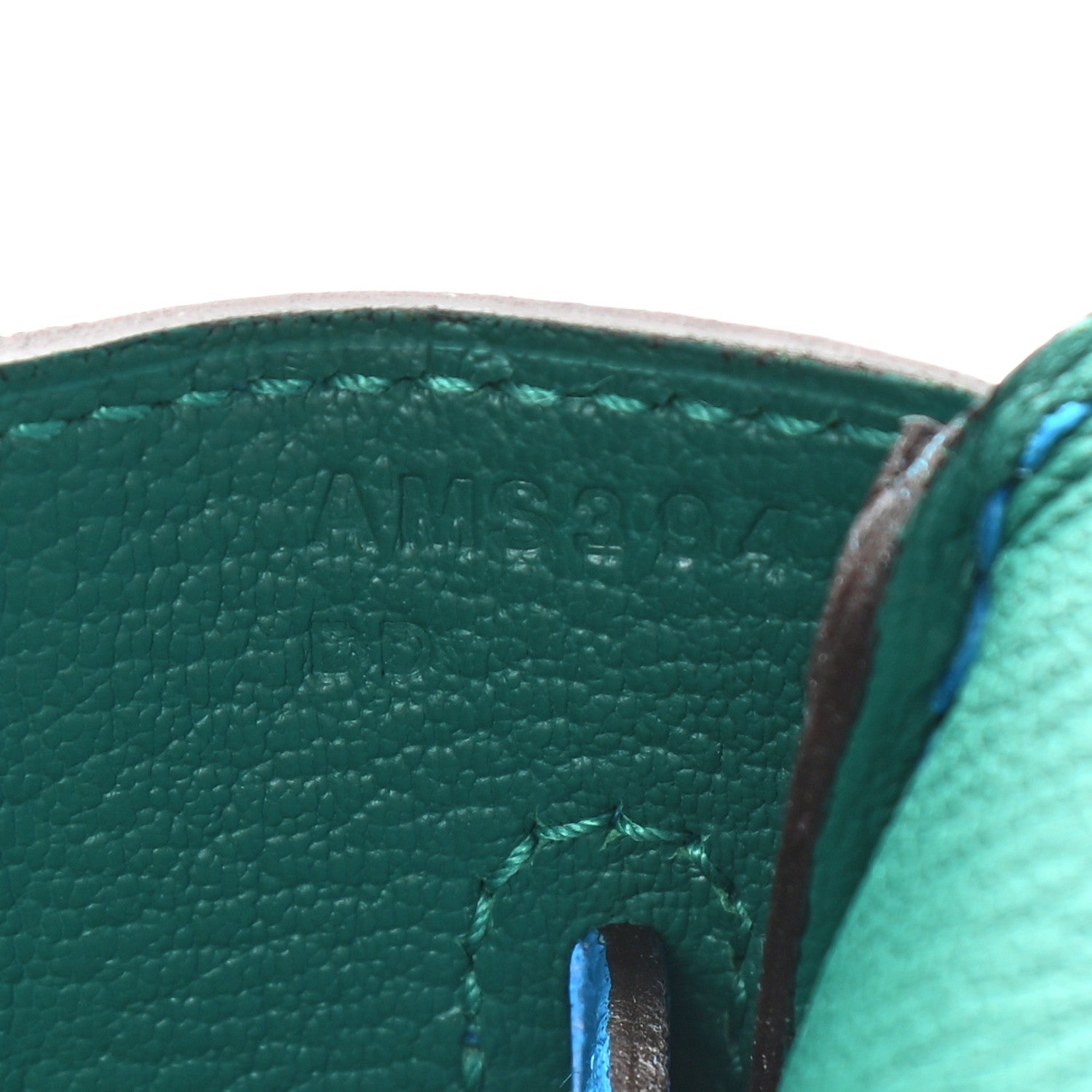 Hermes Togo Verso Birkin 30 Bleu Zanzibar Malachite 7 of 11