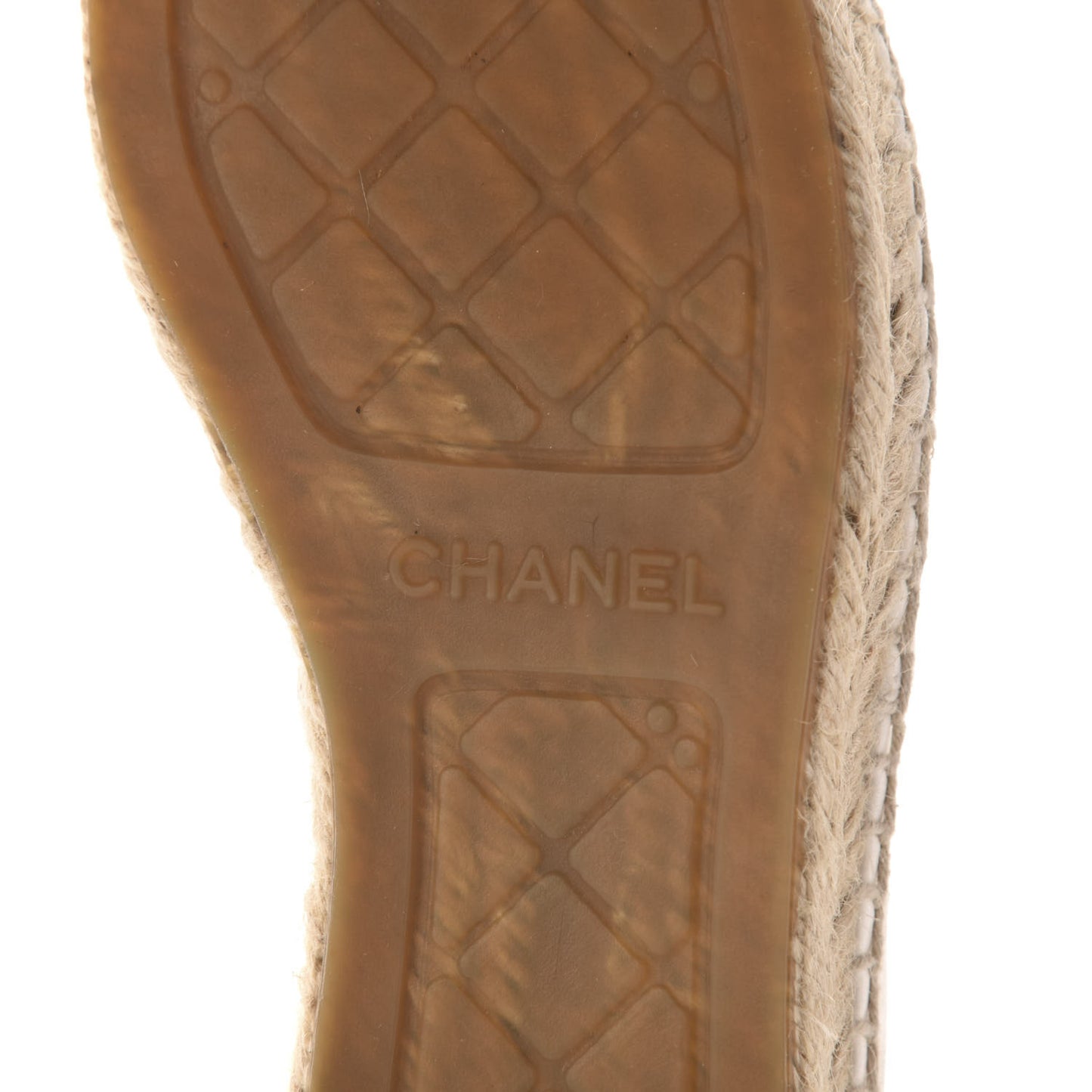 Lambskin CC Espadrilles 36 White
