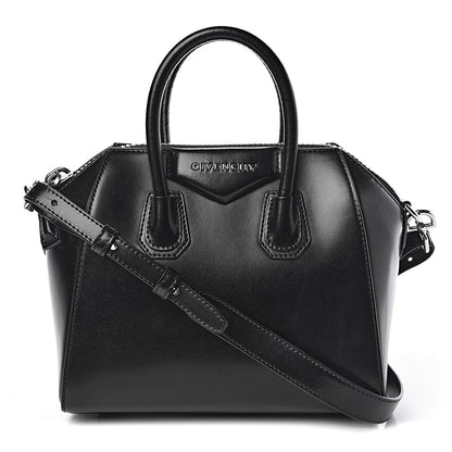 Givenchy Shiny Lord Calfskin Mini Antigona Black 1 of 9