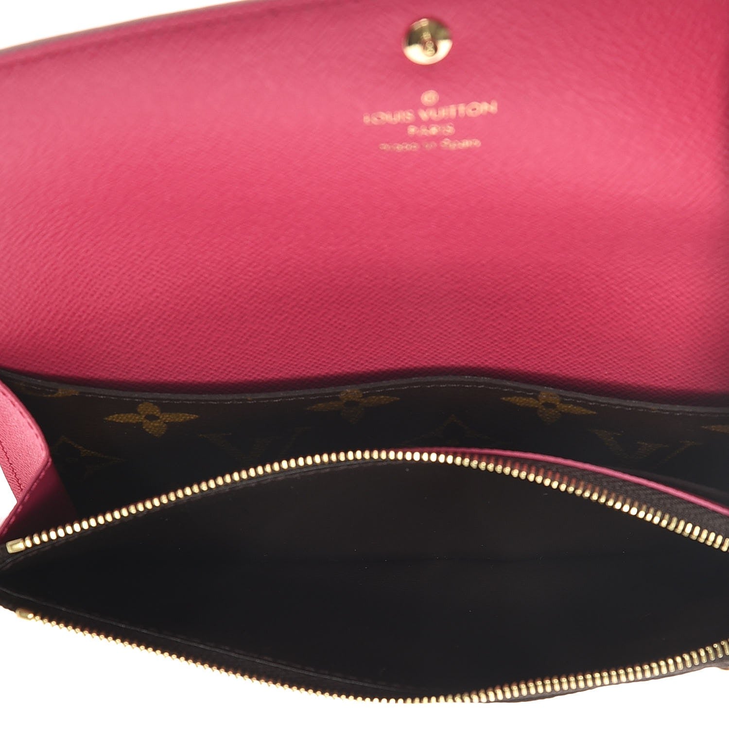 Louis Vuitton Monogram Bloom Flower Emilie Wallet 5 of 8