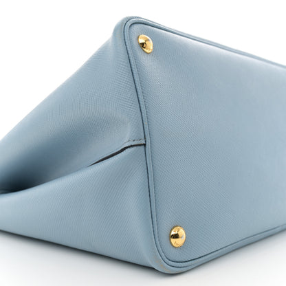 Prada Saffiano Cuir Large Double Bag Astrale 10 of 19