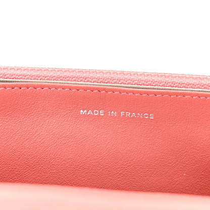 Chanel Patent Quilted Brilliant Wallet On Chain WOC Coral 7 of 12