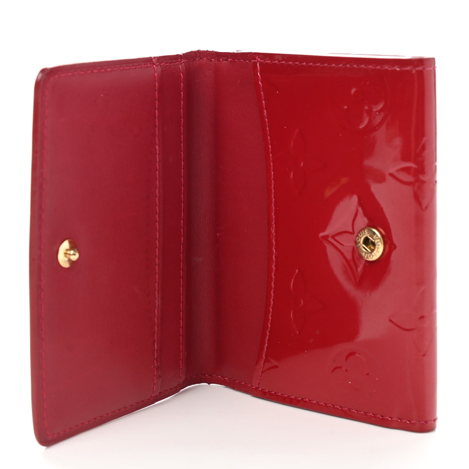 Louis Vuitton Vernis Elise Wallet Pomme D'Amour 10 of 14