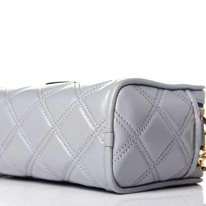 Marc Jacobs Natural Grain Calfskin Quilted The Softshot 21 Bag Grey 9 of 9