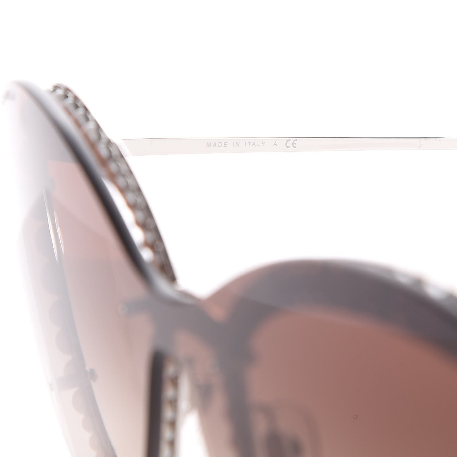 Chanel Acetate Metal Pearl Butterfly Sunglasses 4236-H Brown 6 of 6