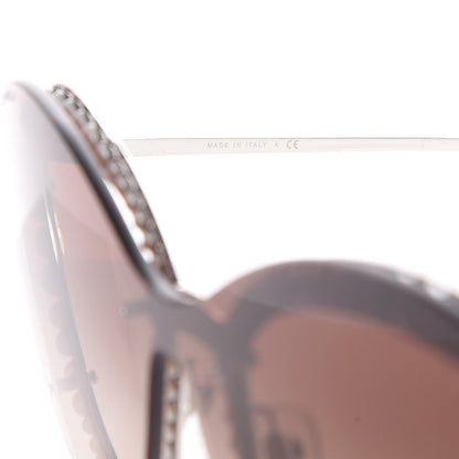 Chanel Acetate Metal Pearl Butterfly Sunglasses 4236-H Brown 6 of 6