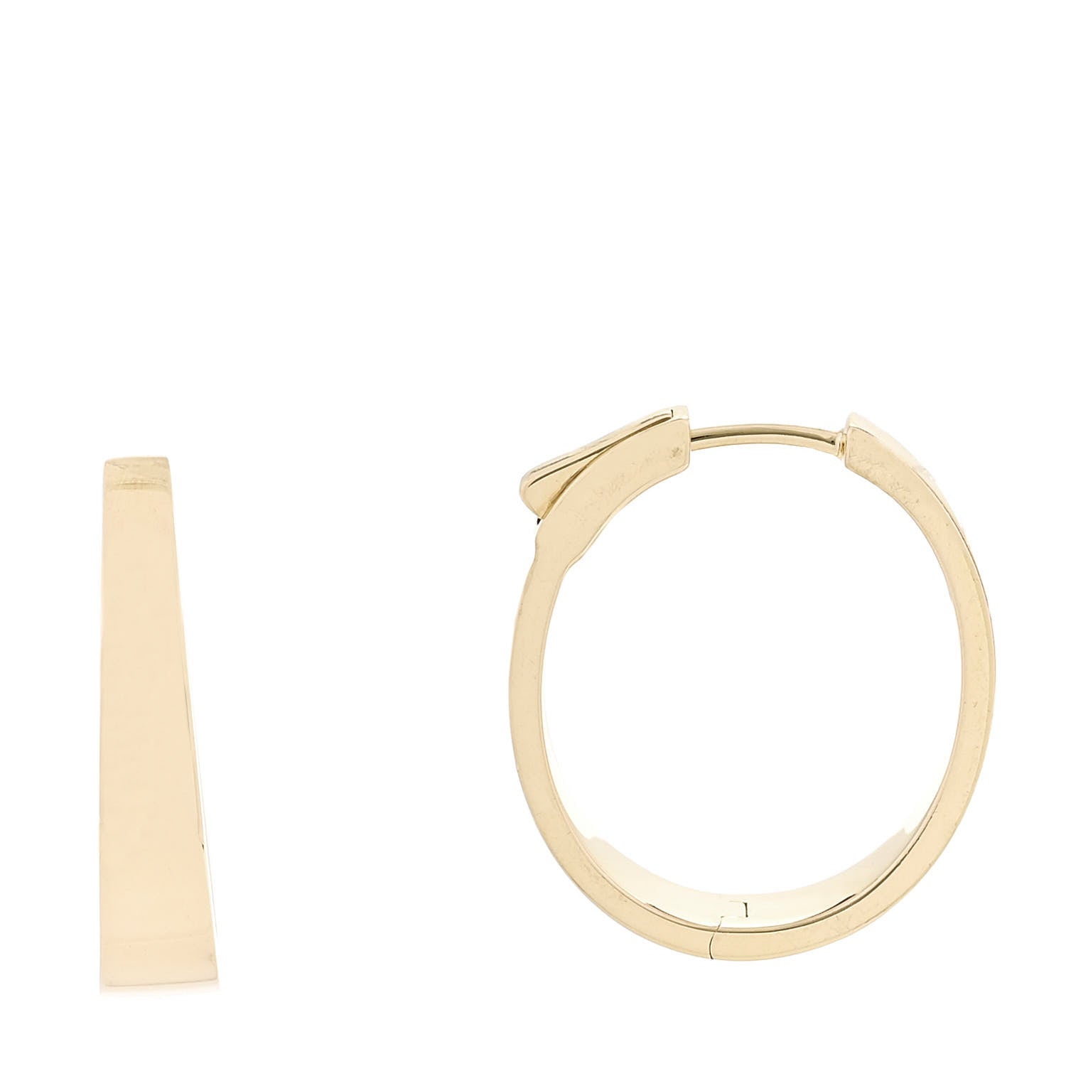 Anita Ko 18K Yellow Gold Classic Meryl Hoop Earrings 1 of 5