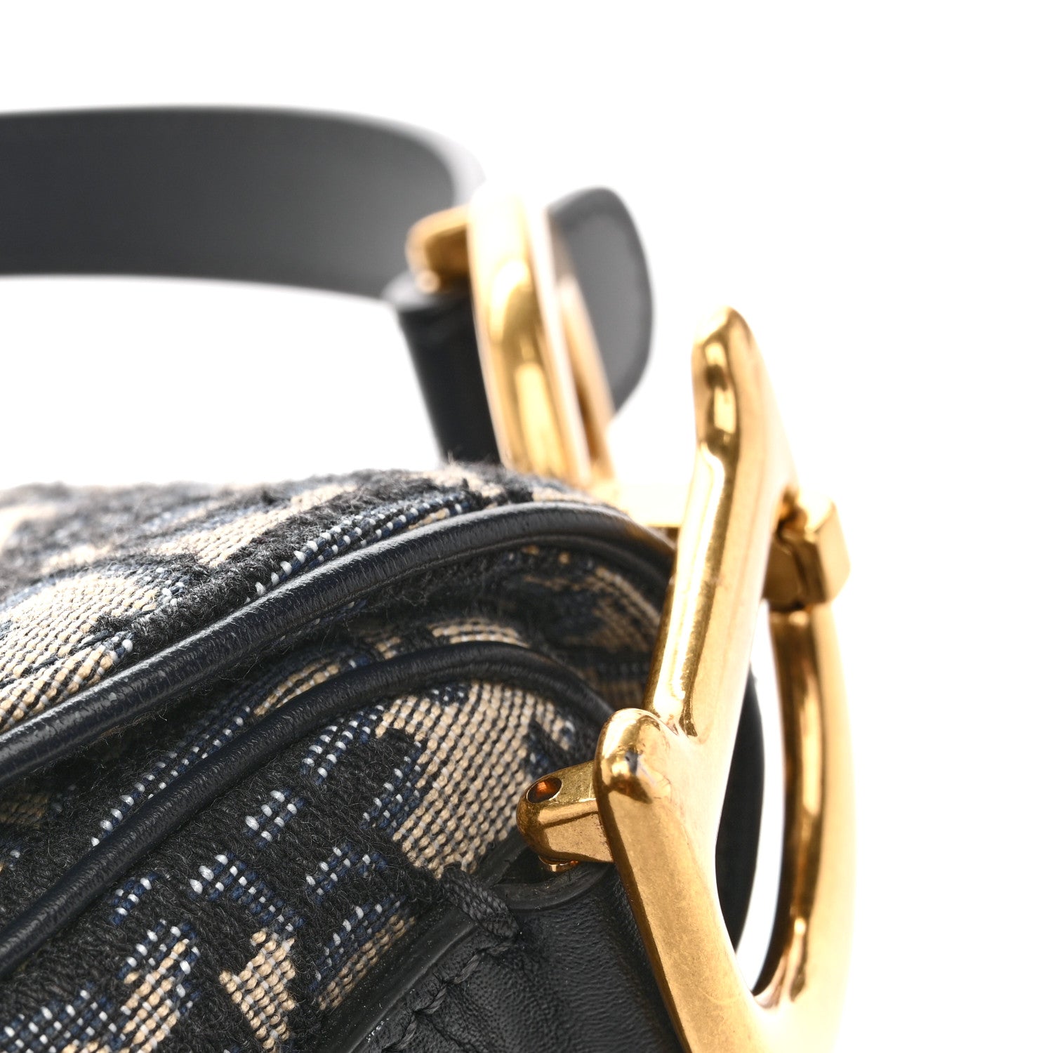 Christian Dior Oblique Saddle Bag Blue 12 of 12