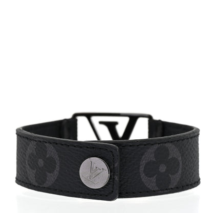 Louis Vuitton Monogram Eclipse Hockenheim Bracelet 21 3 of 6