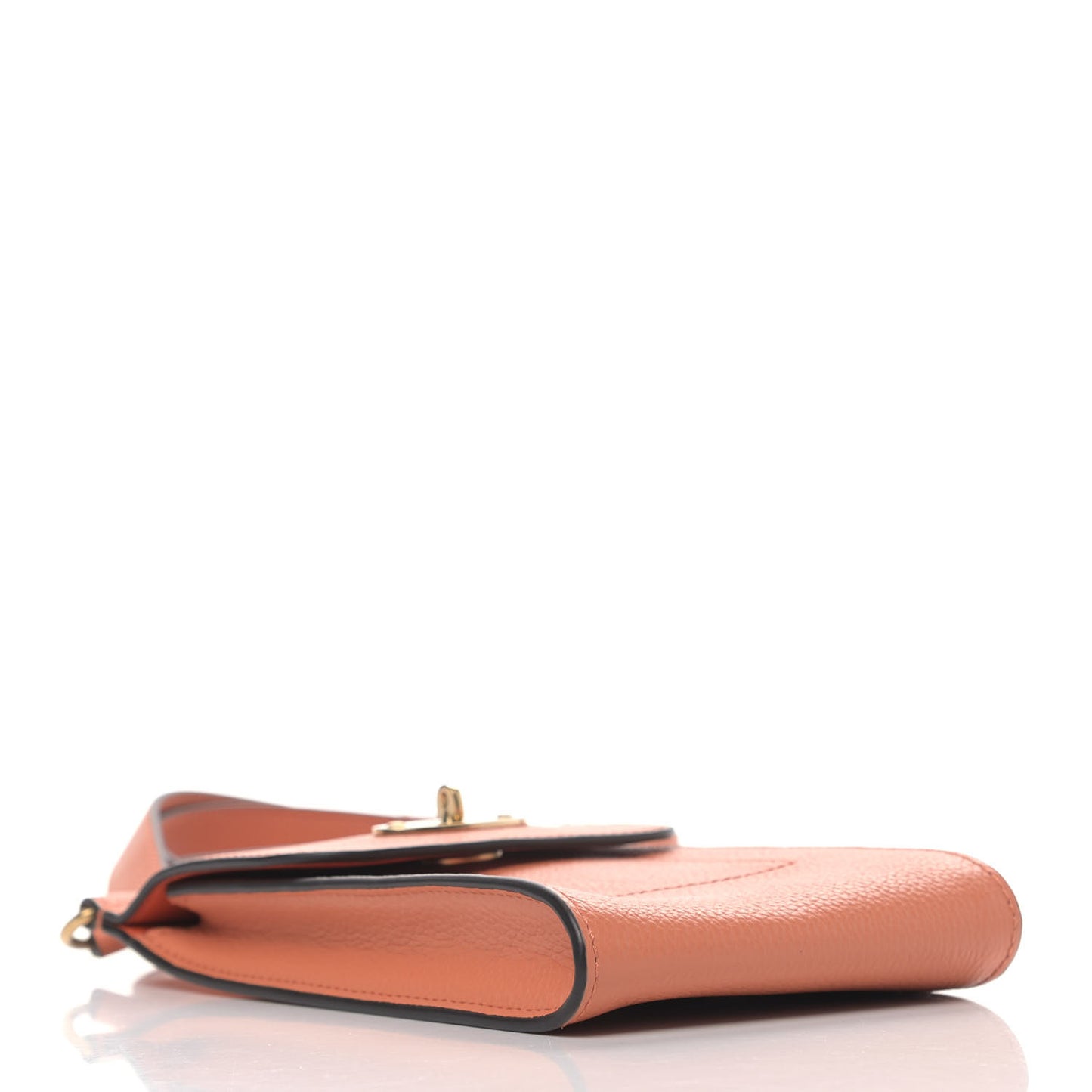 Small Classic Grain Calfskin Mini Antony Apricot