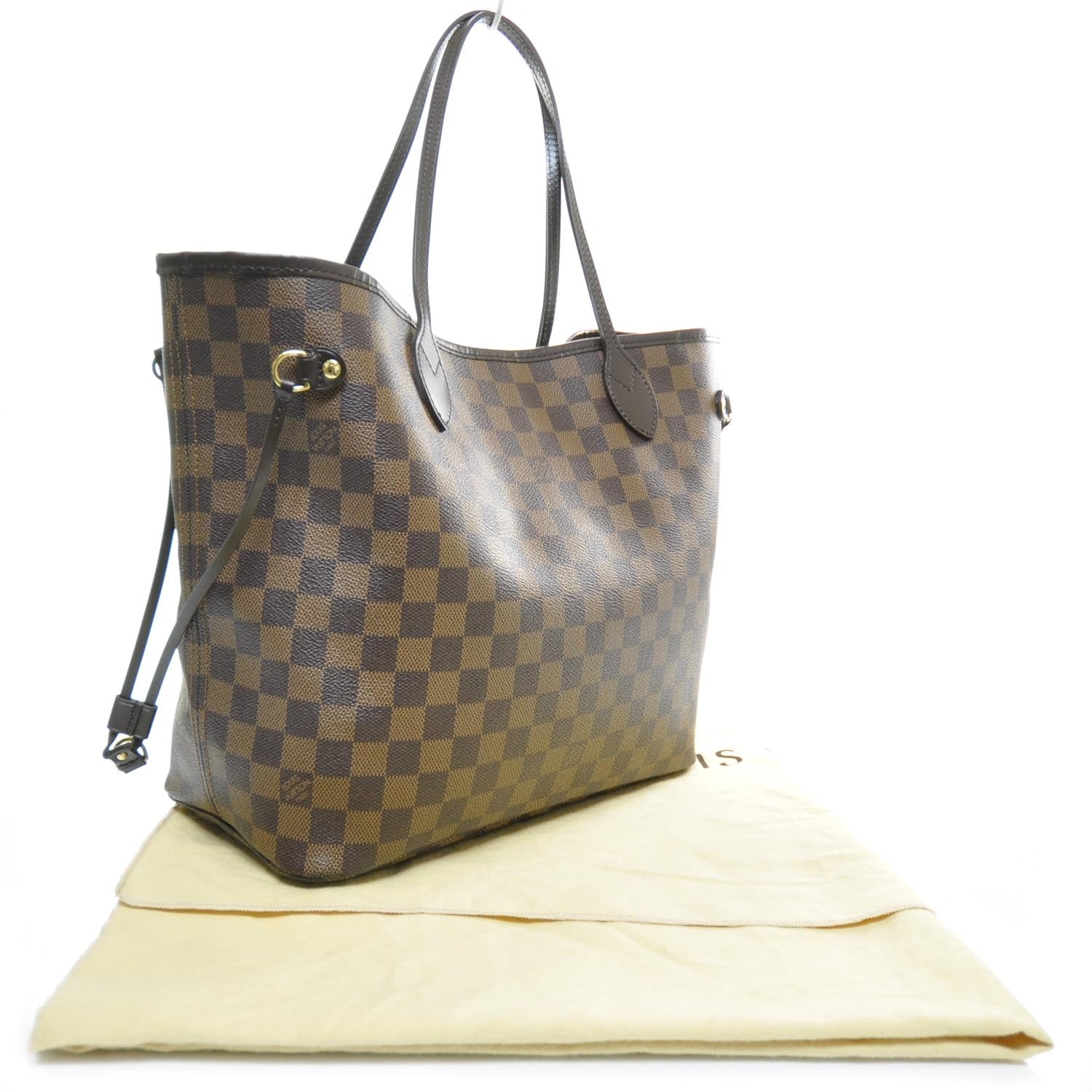 Louis Vuitton Damier Ebene Neverfull MM 2 of 9