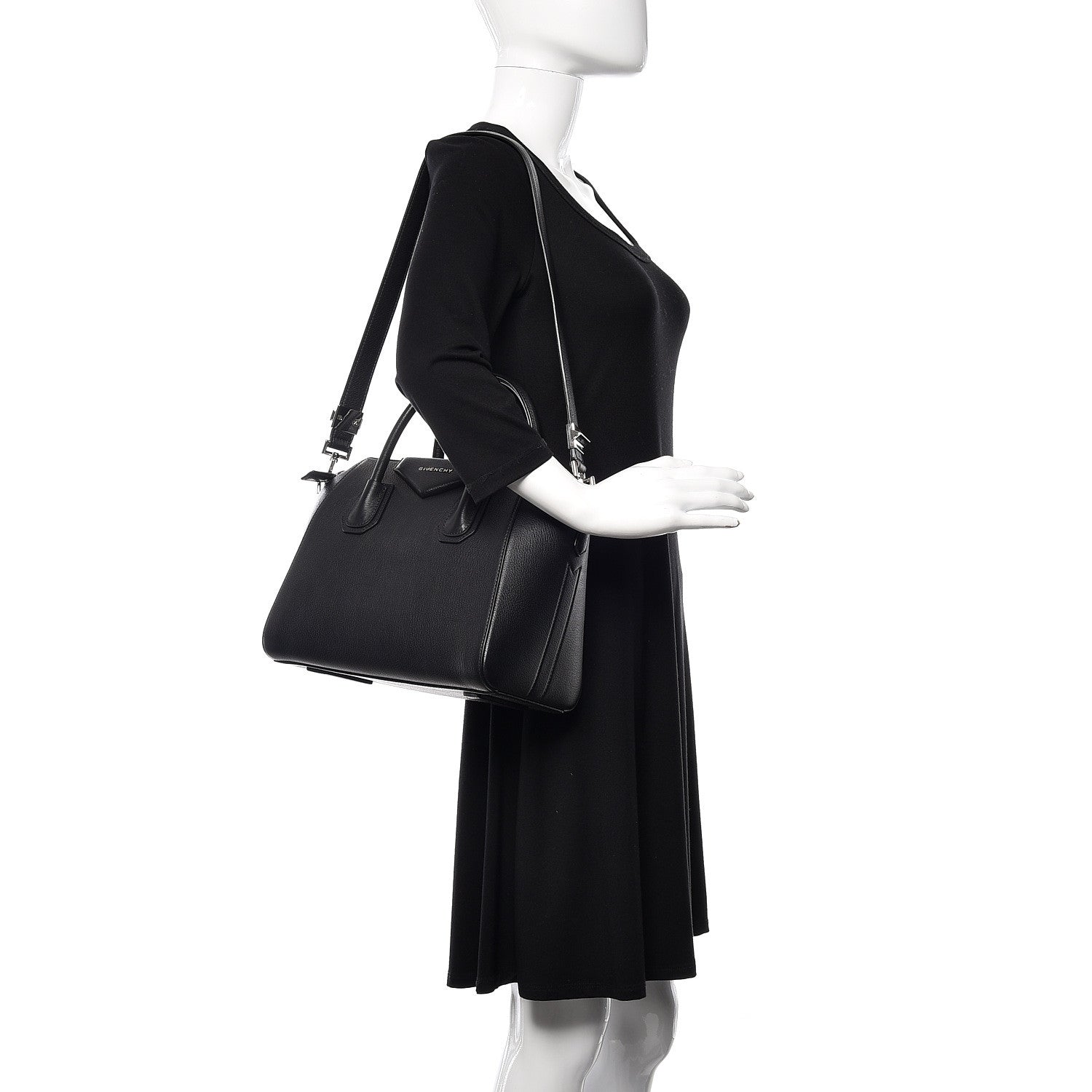 Givenchy Sugar Goatskin Small Antigona Black 2 of 9