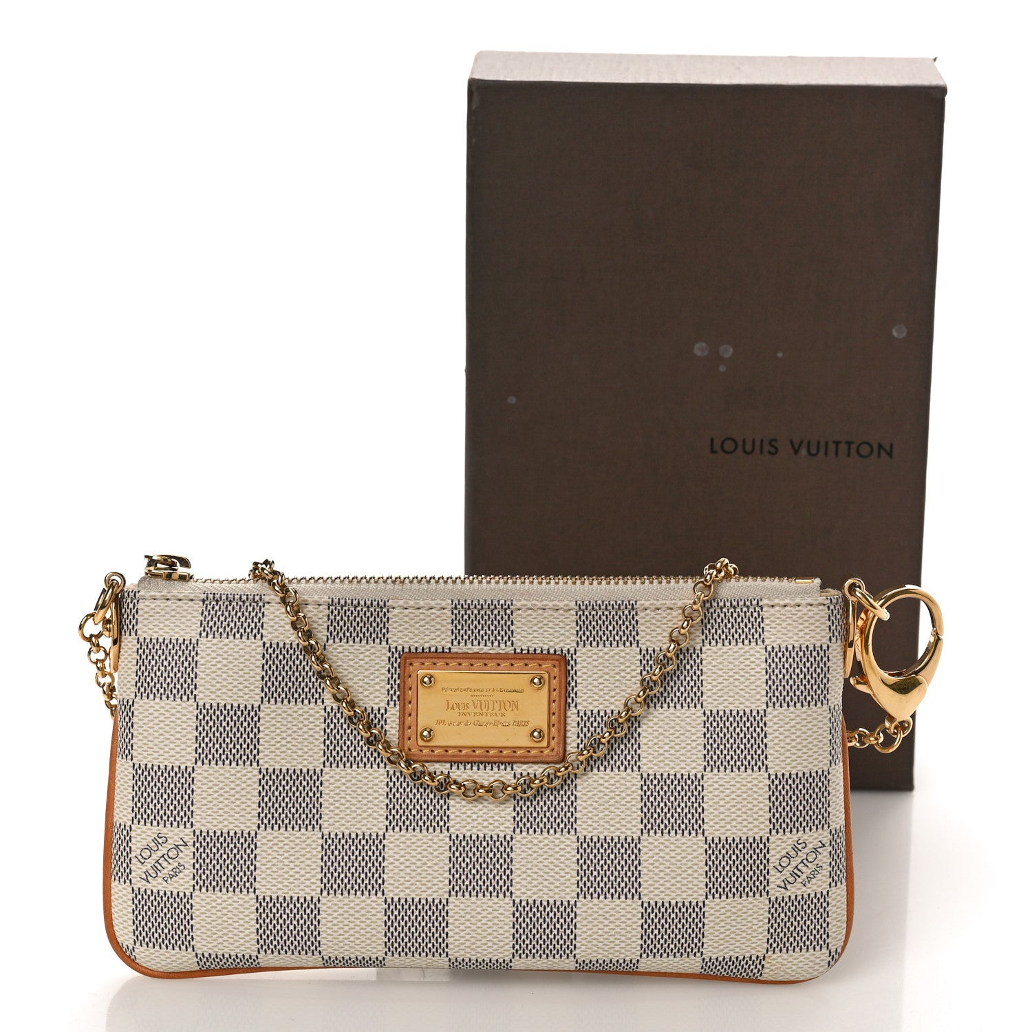 Louis Vuitton Damier Azur Pochette Milla MM 12 of 12