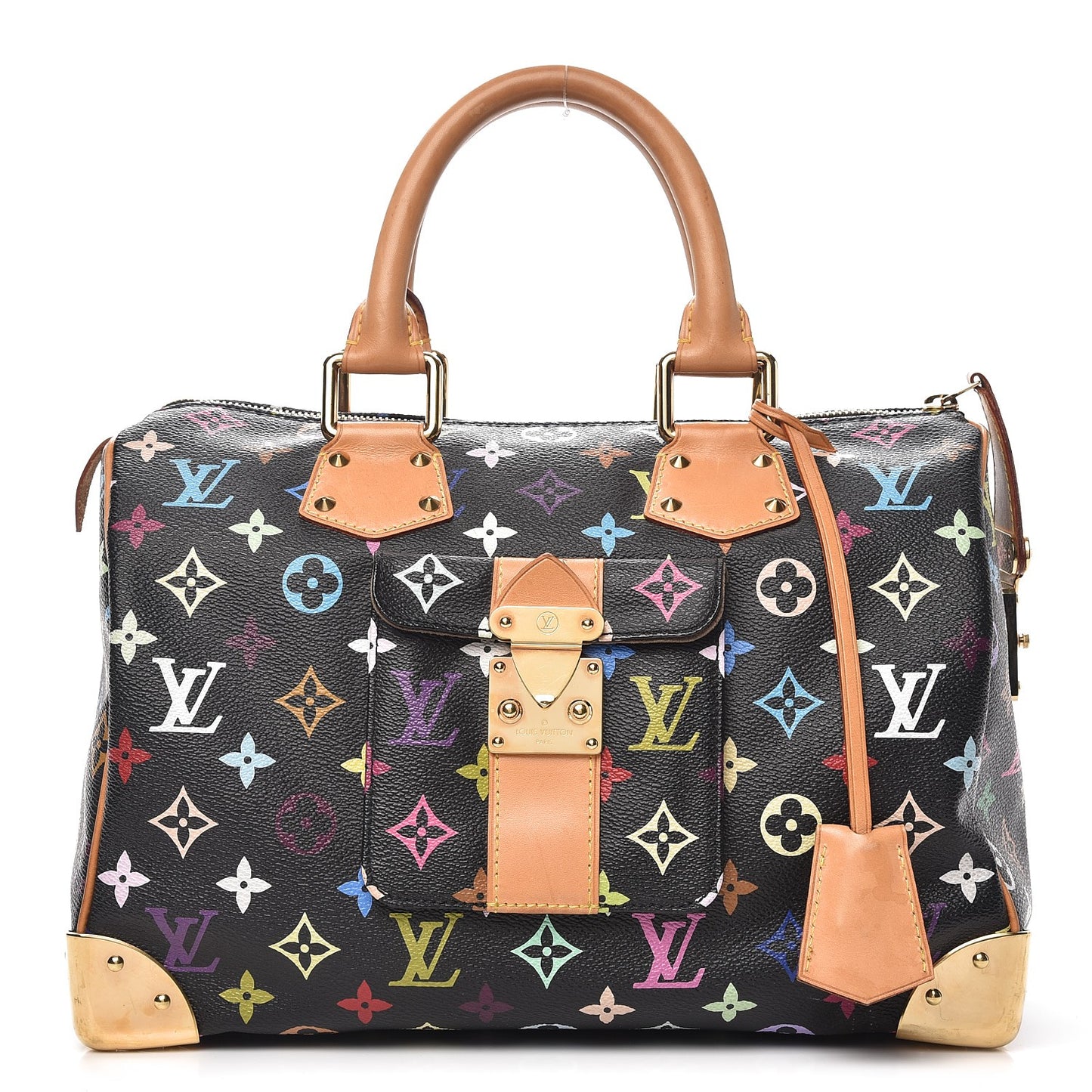 Monogram Multicolor Speedy 30 Black