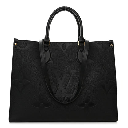 Louis Vuitton Empreinte Monogram Giant Onthego MM Black 1 of 9