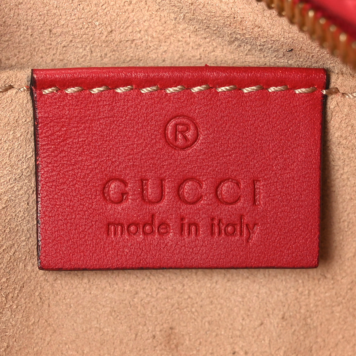 Gucci GG Supreme Monogram Blooms Mini Chain Shoulder Bag Beige Blue Navy Hibiscus Red 6 of 11