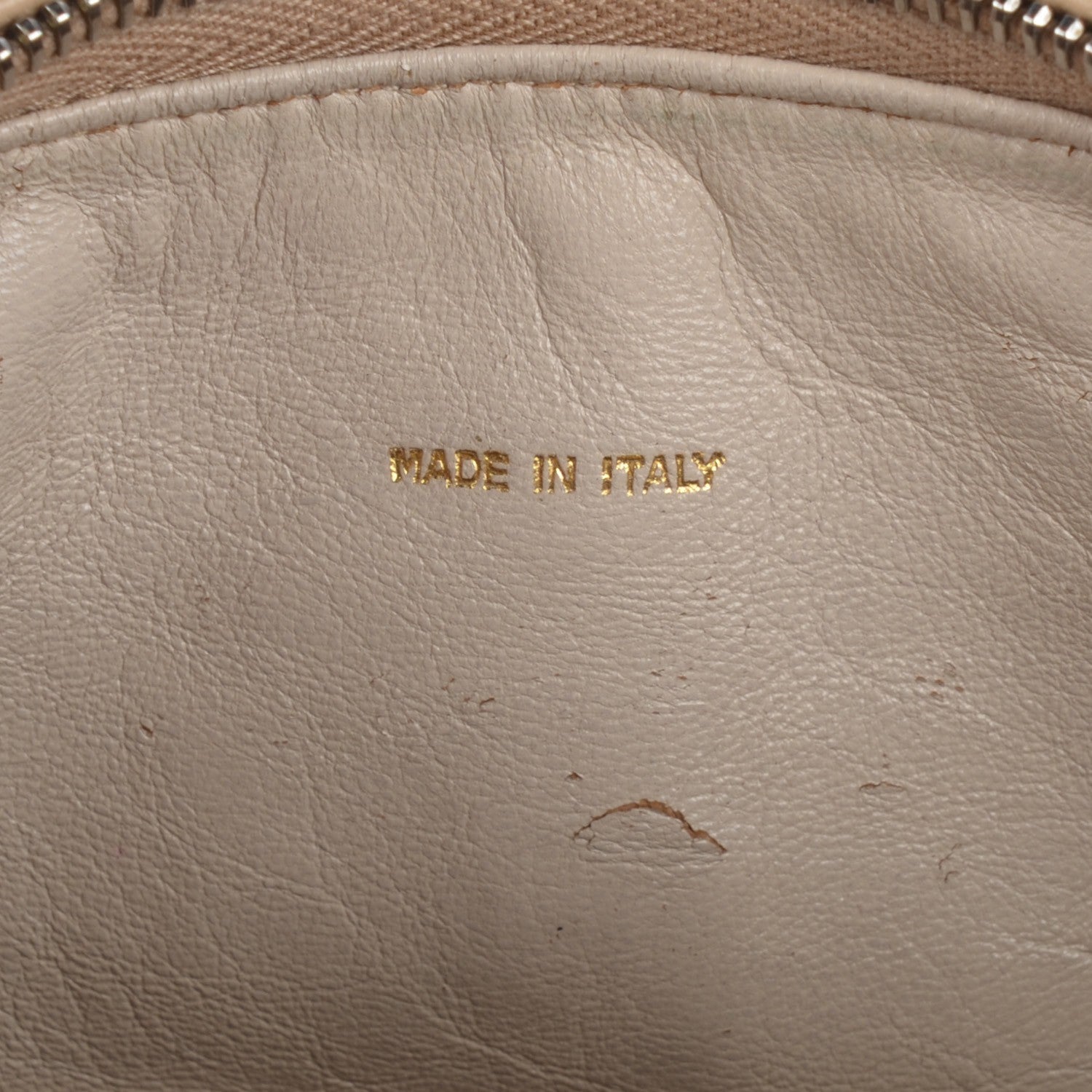 Chanel Caviar Quilted Shoulder Bag Beige 7 of 8