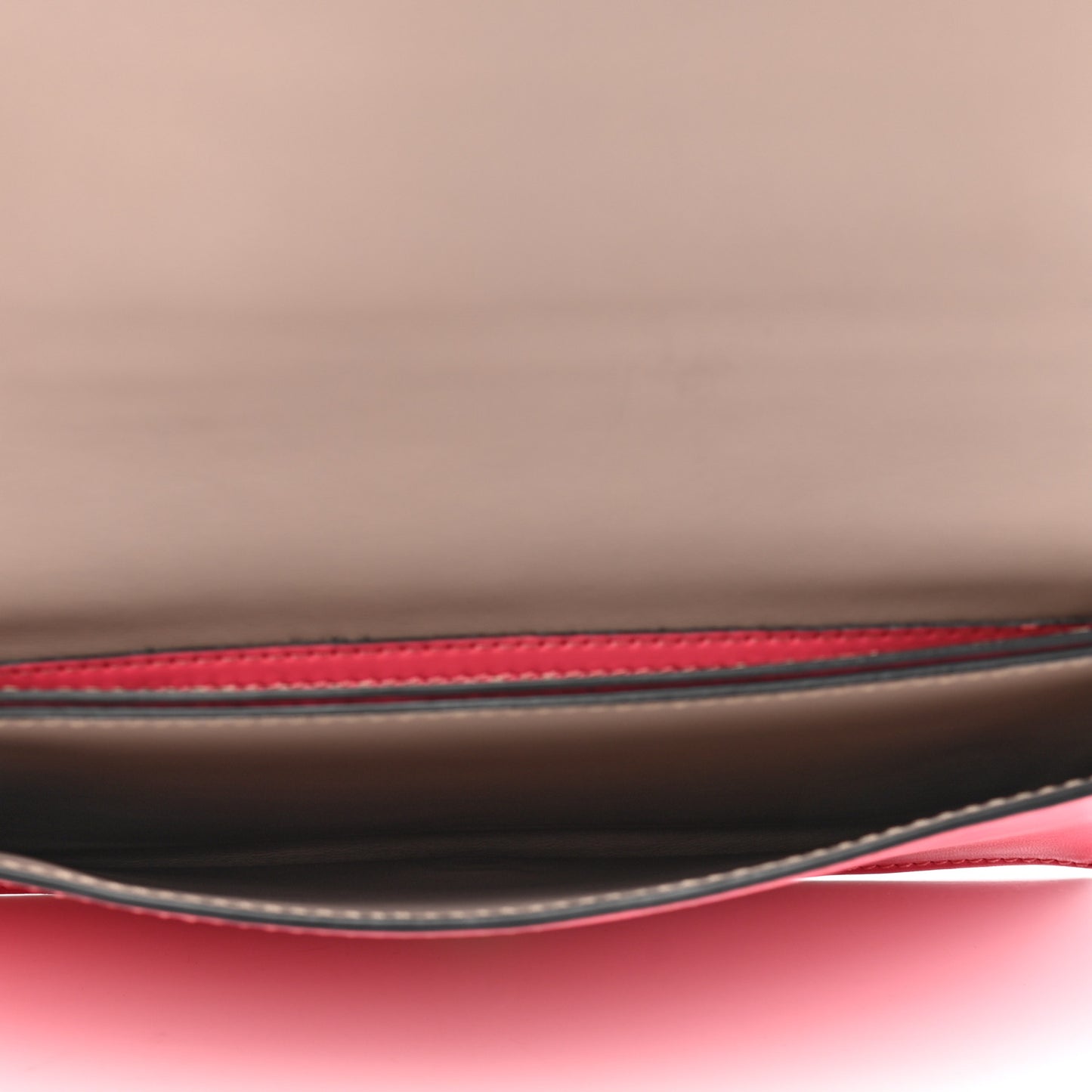 Nappa Rockstud Wristlet Clutch Deep Rose