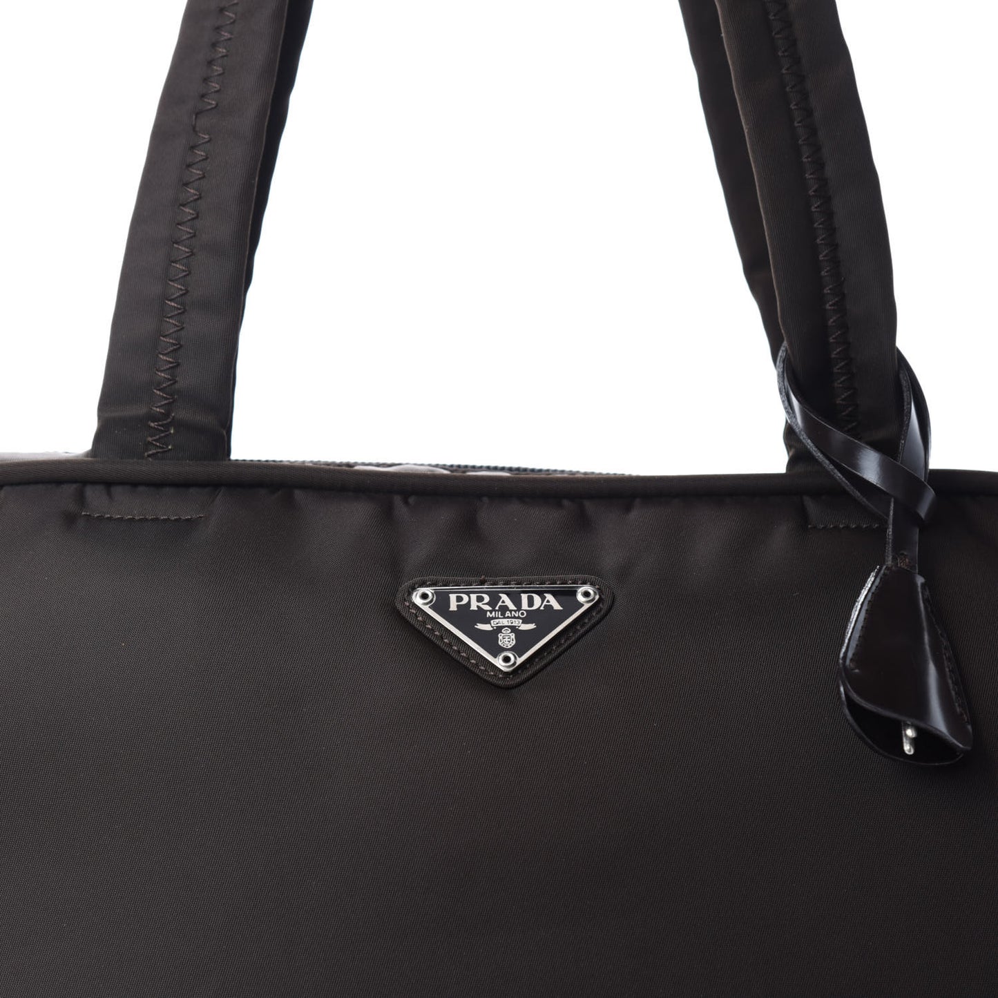Tessuto Nylon Tote Brown