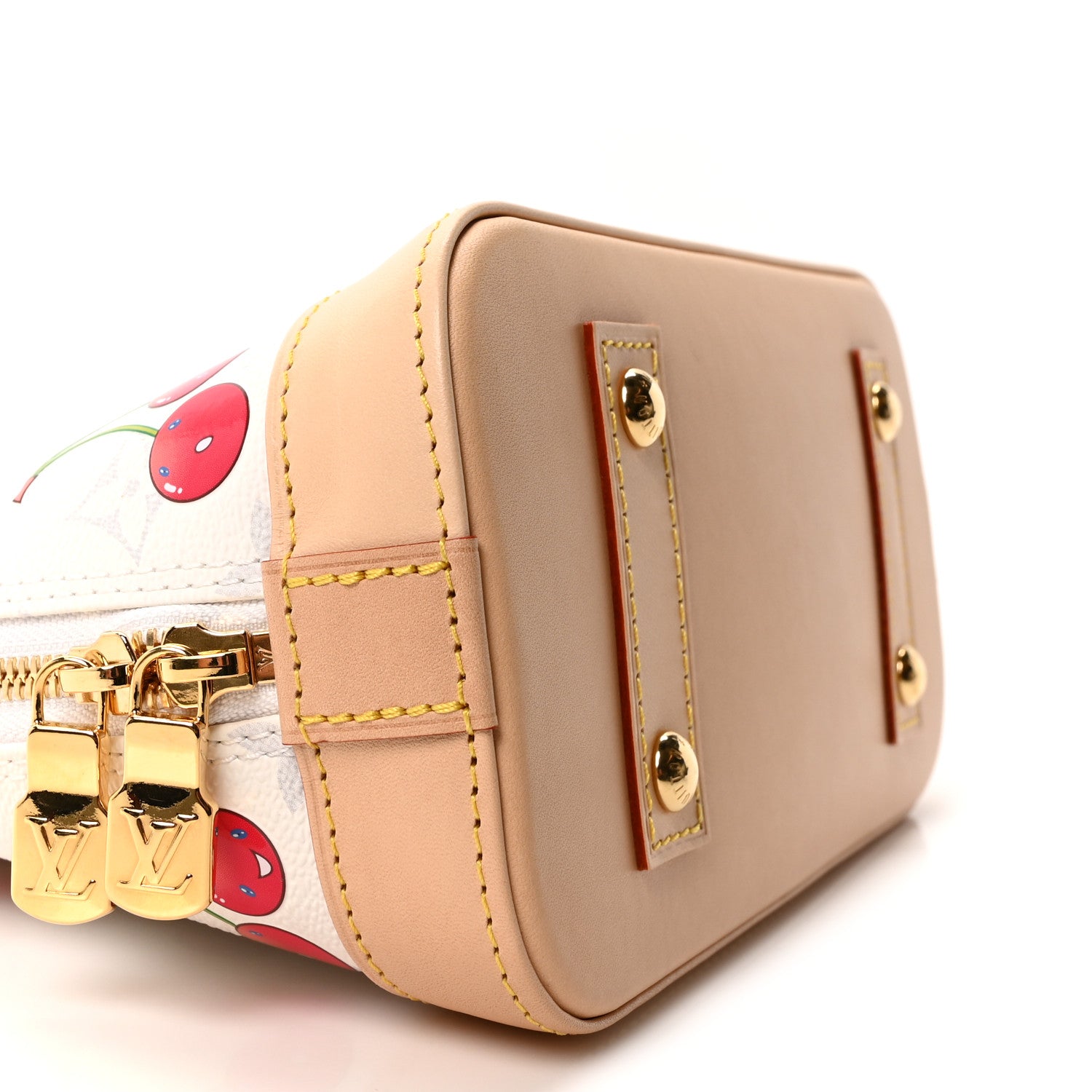 Louis Vuitton LV X TM Monogram Cerises Alma BB White 8 of 9