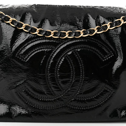 Chanel Vinyl XL Rock and Chain Flap Black 8 of 10